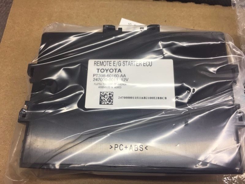 Toyota Highlander 2017 Remote Engine Start RES Genuine OEM OE