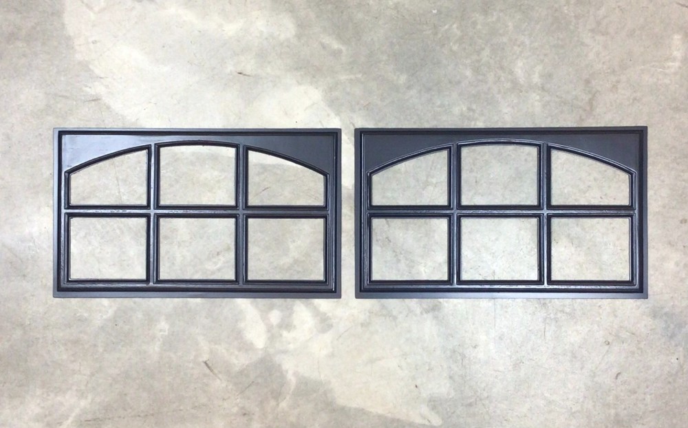 4 Amarr Cascade Replacement Insert for Short Panel Amarr Garage Doors Black