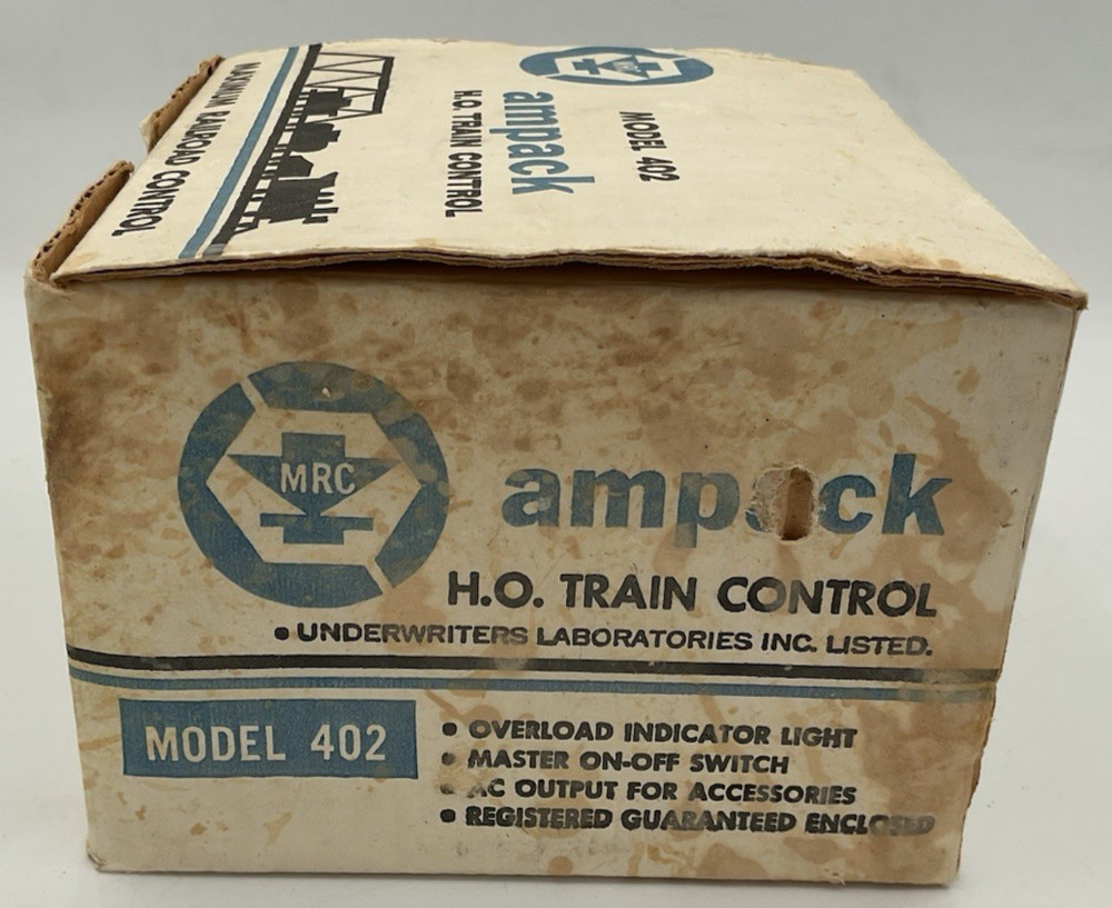 AMPACK Model 402 Maximum Railroad Control H.H. Train Control NICE Fast Free Ship