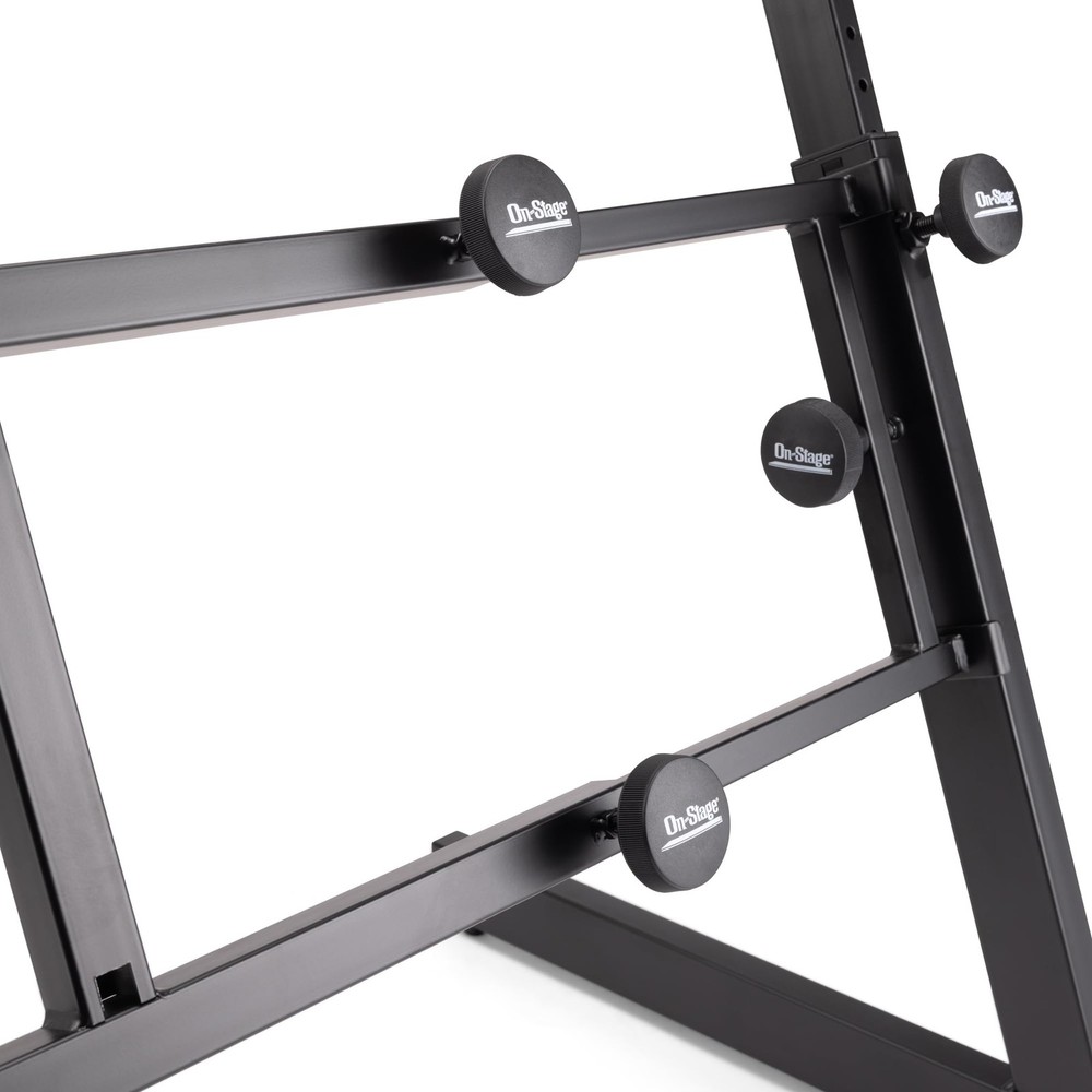 Folding Z Keyboard Stand with Second Tier - On-Stage