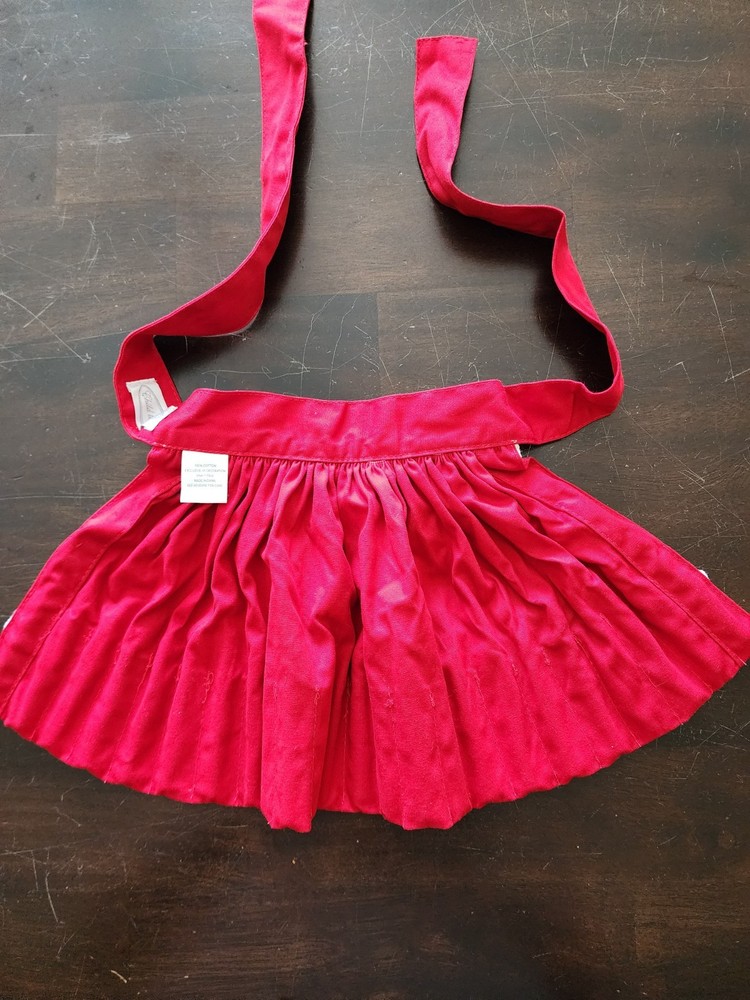 Child to Cherish Red Crayon Apron