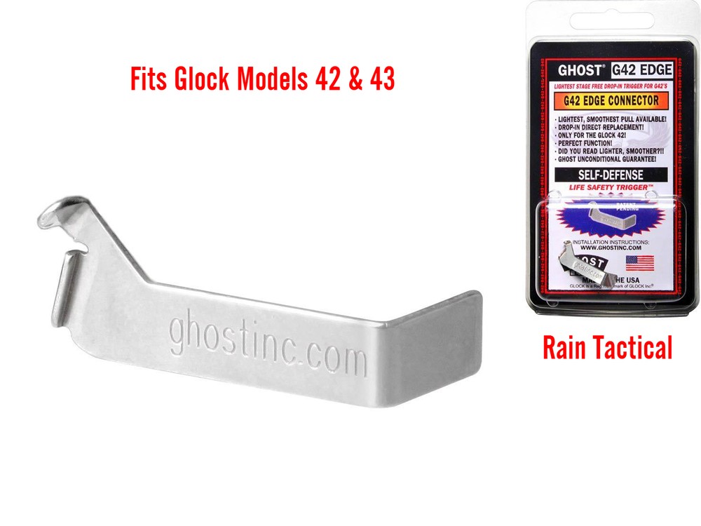 Ghost Edge Glock 42 43 43x 48 3lb Trigger Connector & ISMI Spring Plus 50% XP