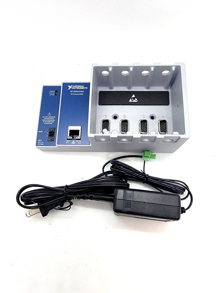 National Instruments NI cDAQ-9184 Ethernet CompactDAQ Chassis, 4-Slot