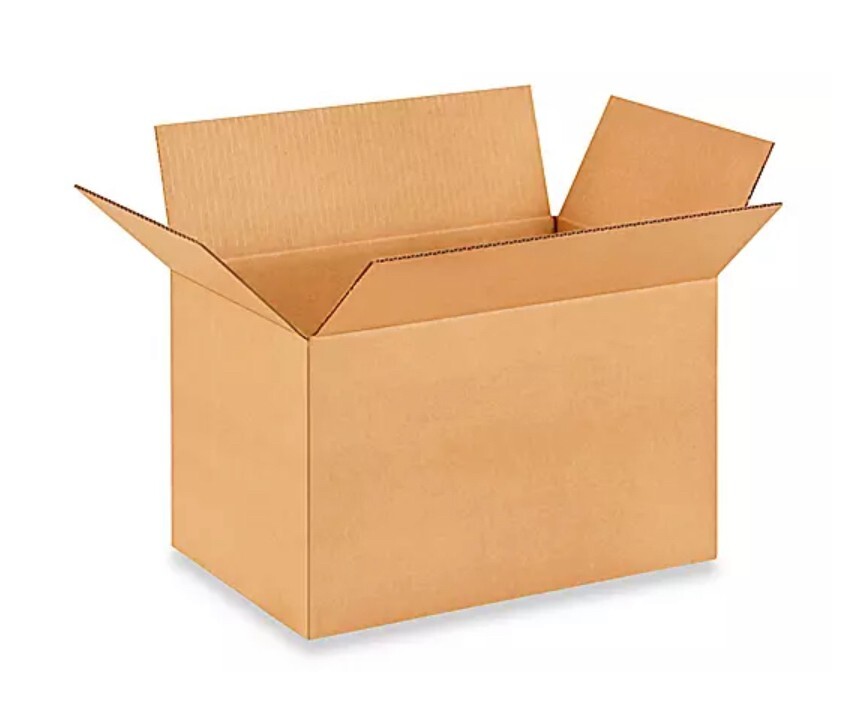 16" x 10" x 10" Cardboard Corrugated Box - SINGLE BOX