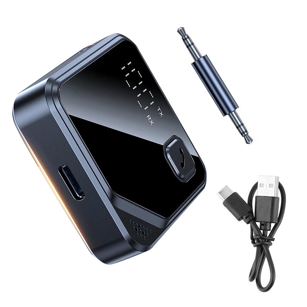 Bluetooth 5.4 Audio Transmitter Receiver for Stereo System Hands-Free Calling