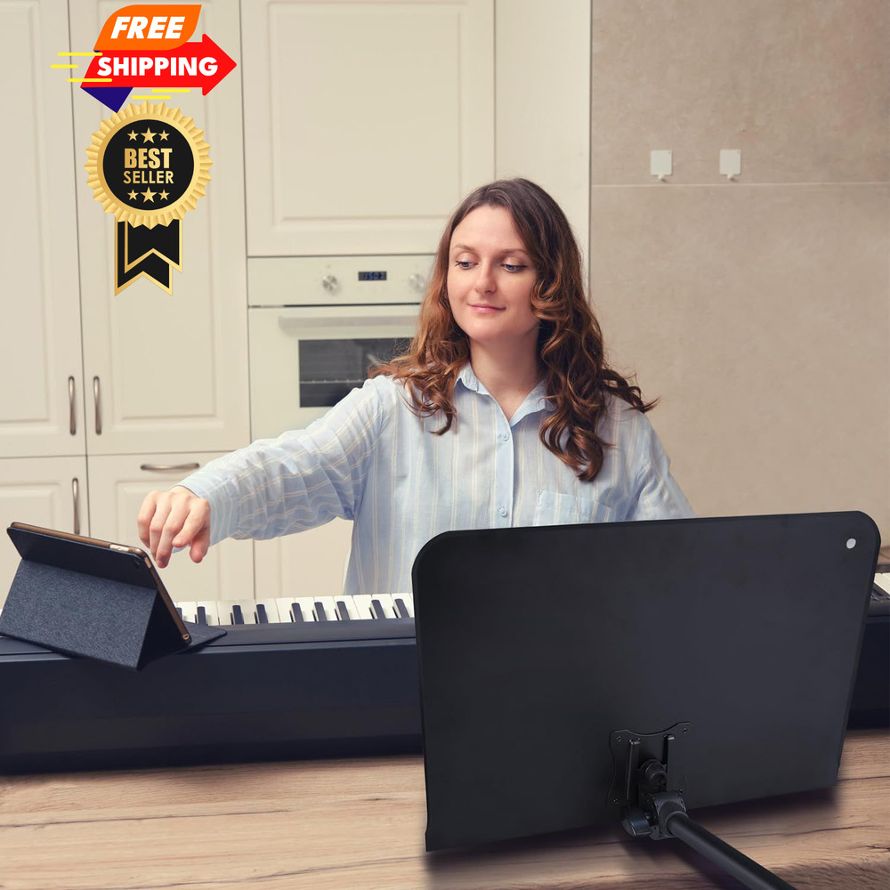 Sheet Music Stand, 1/2/3 Pack Adjustable Standard Version, 1 pack black