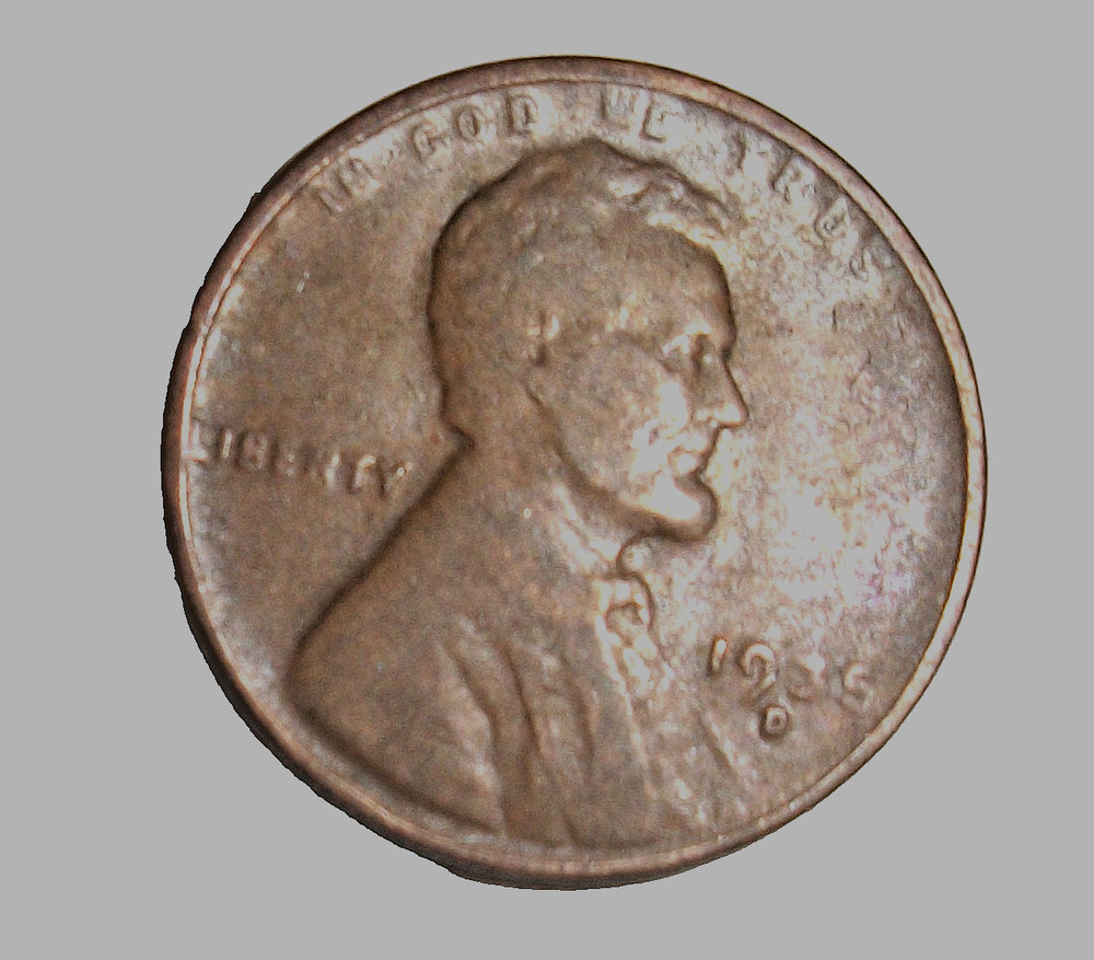 Wheat Penny 1935D  1935 D