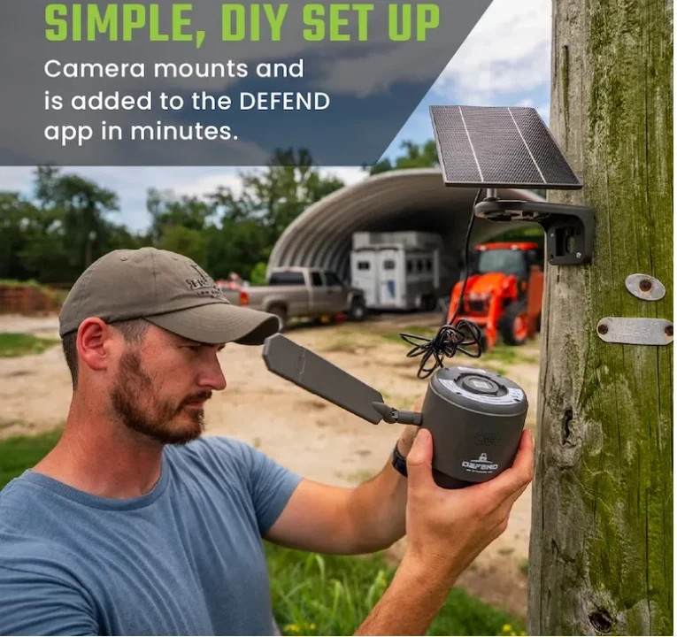 New Tactacam Defend 360 Cellular Security Camera DFD-PTZ01
