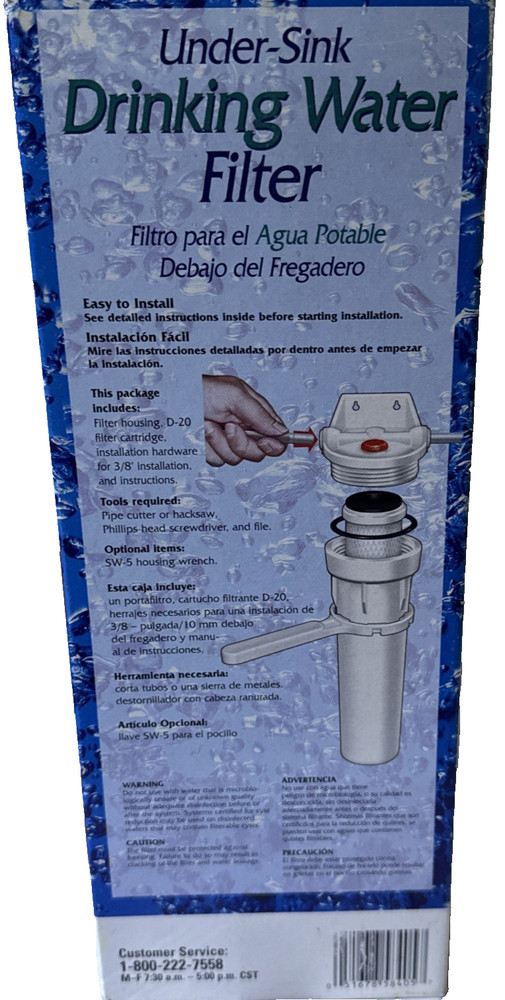 Culligan Under-Sink Drinking Water Filter Model US-600