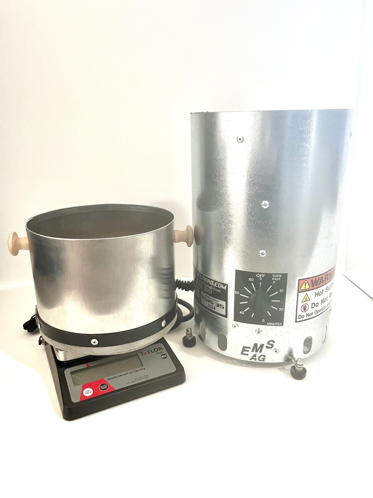 EMS AG SOLUTIONS GRAIN SILAGE BEAN CROP MOISTURE TESTER KIT NEW DIGITAL SCALES