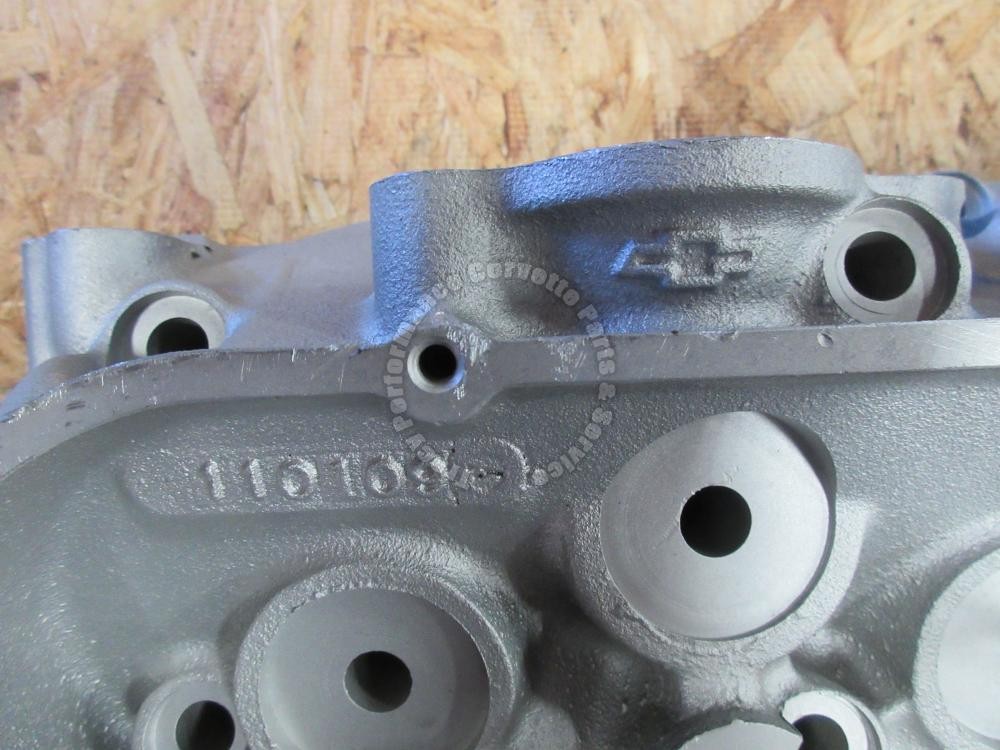 One New Chevy 10051128 Alum Symmetrical Bow Tie Pro Stock Semi-Finished BBC Head