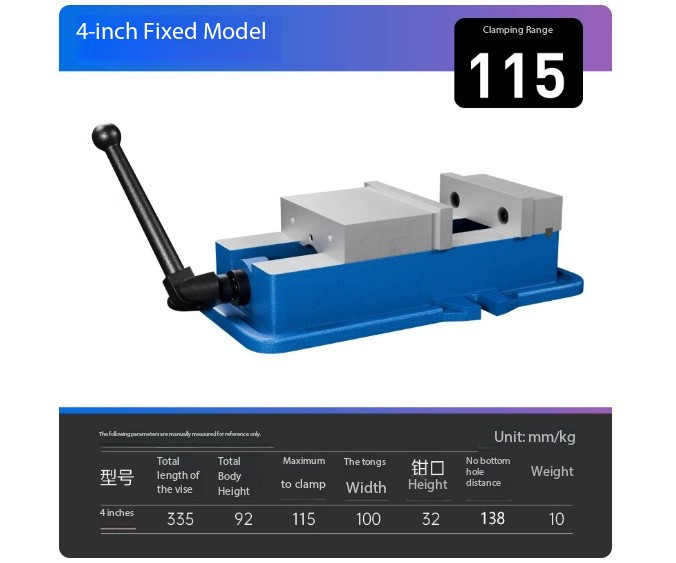 Upgrade Solid Flat Pliers Precision Vice Machine CNC Heavy Duty Milling Machine