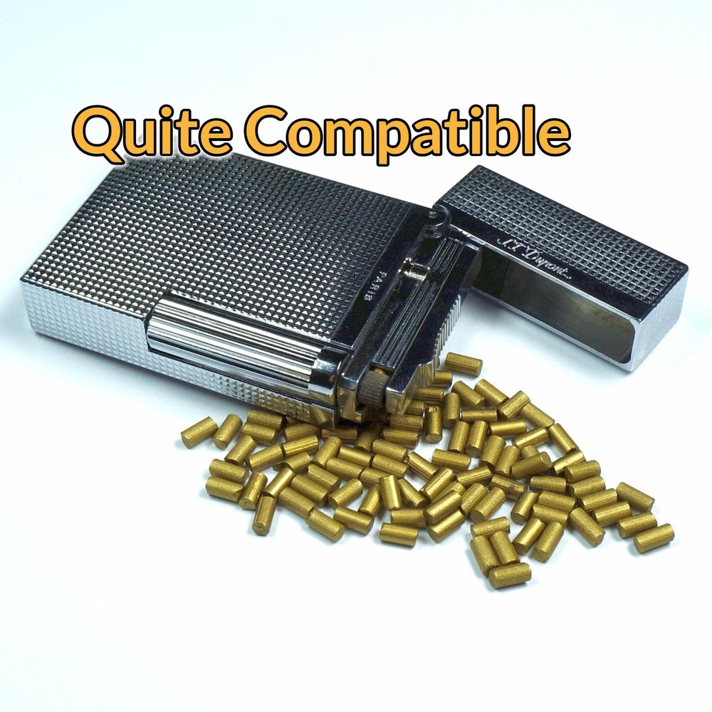 100-Pack Premium Replacement Flints Compatible with Zippo Clipper Lighters | Lon