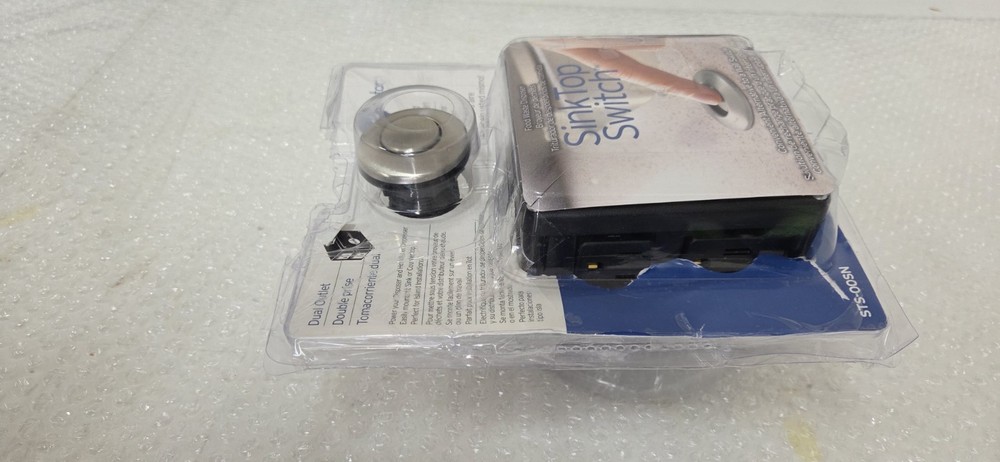 InSinkErator Garbage Disposal Air Switch Kit, Dual Outlet Sink Top Switch Button