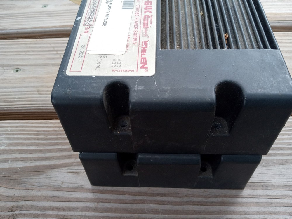 Whelen UPS-64C/64LX UNIVERSAL STROBE POWER SUPPLYS UNTESTED