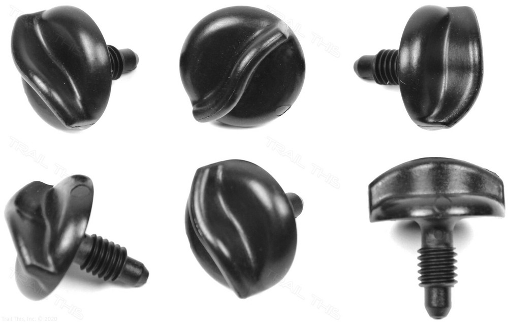 Six (6) Pack Saris Bones Bicycle Rack Replacement Knobs #19881