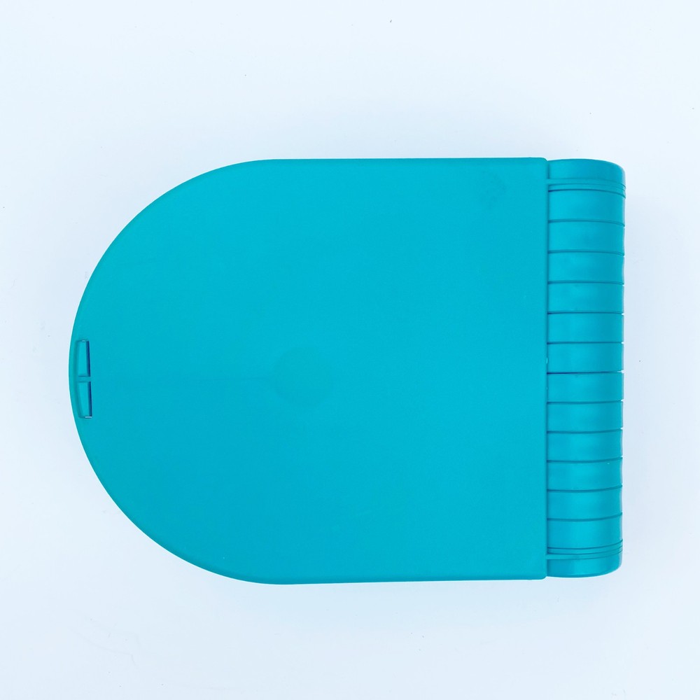 Vintage Teal Clik Case Hard Storage Case - For 12 CDs & DVDs