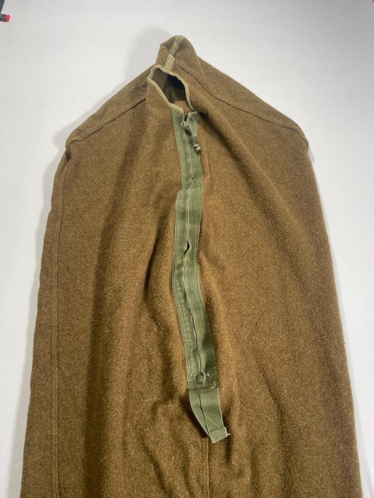 ORIGINAL WWII US ARMY 9119 WOOL MUMMY SLEEPING BAG-DATED 1944