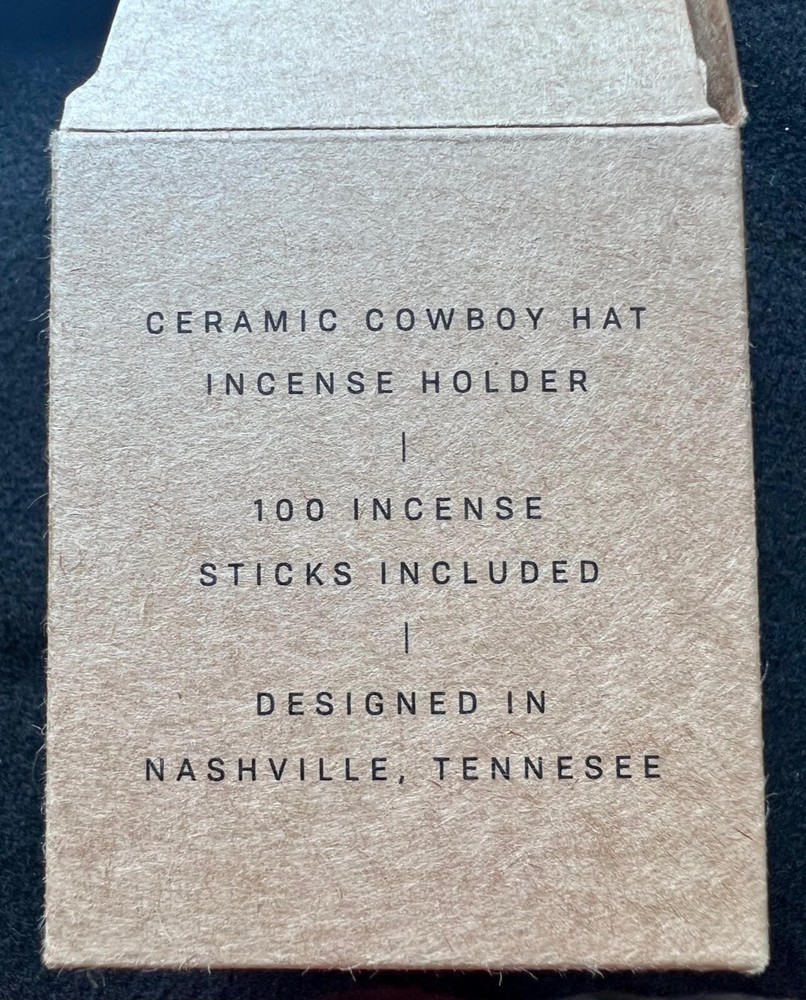 Cowboy Hat Incense Holder - Terracotta