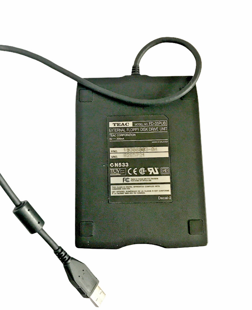 TEAC External Floppy Disk Drive Unit # FD-05PUB Not Tested