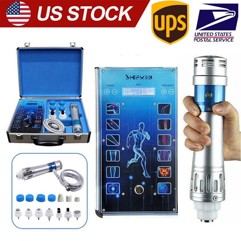 Touch Screen Focused Shockwave Therapy Machine 7 Heads ED Treatment Pain Relief