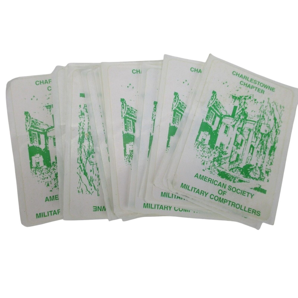 Navy Patch Button Document Portfolio Post-It Pad Sticker Folder 12+ Piece Lot