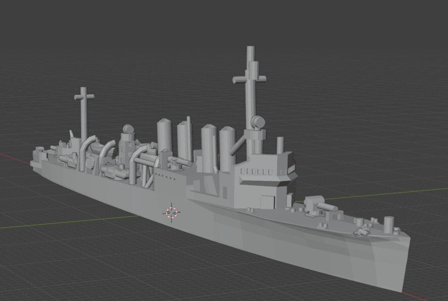 1:700 USN Clemson/Wickes Class Destroyer
