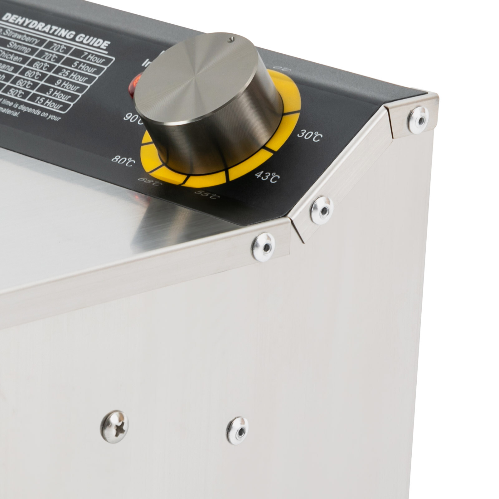 8 Trays Food Dehydrator Machine Stainless Steel 400W Jerky Fruit Drying Food