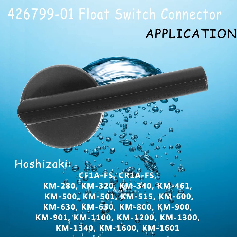 Replacement for Hoshizaki 426799-01 Float Switch Connector, Rubber Boot and Hose