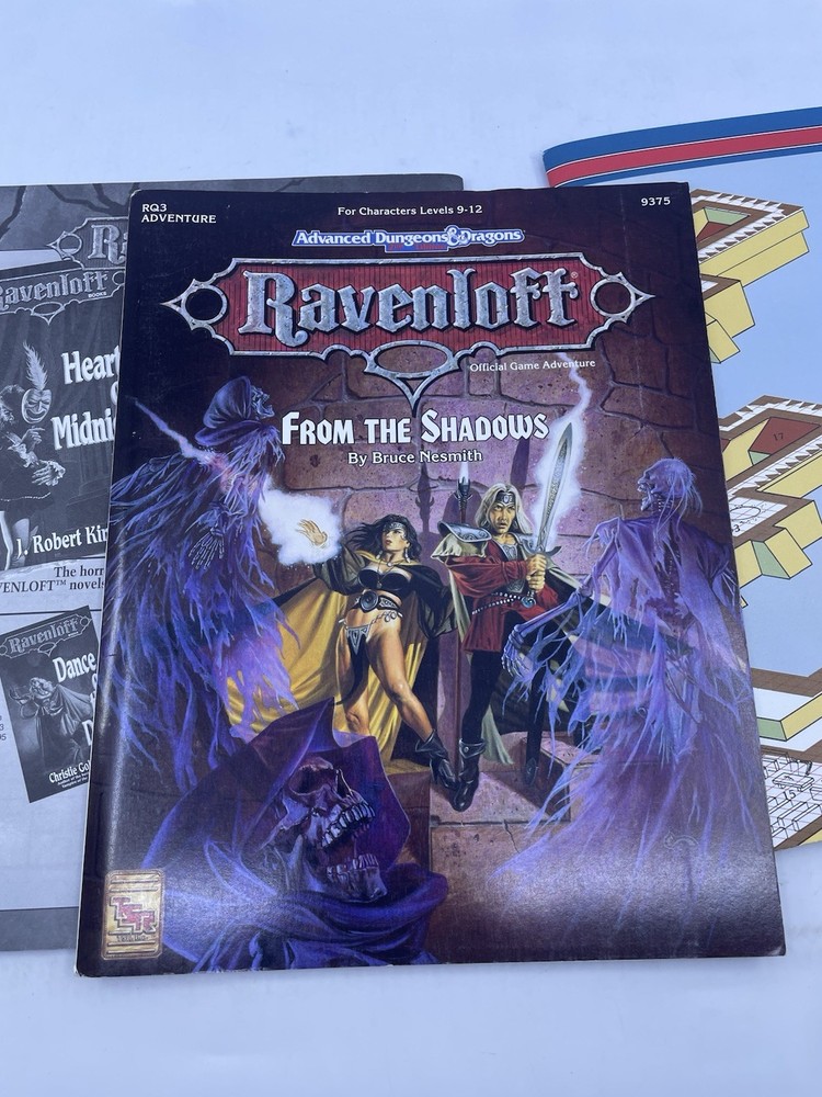 Ravenloft From the Shadows 9375 w/Map Adventure Module Dungeons & Dragons DnD