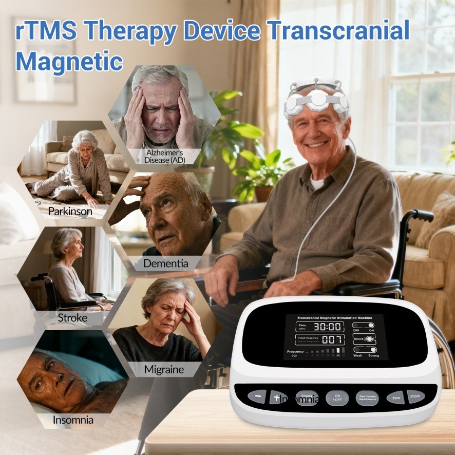 Dual-Intensity rTMS Machine (Weak/Strong Field) for Treatment & Relaxation