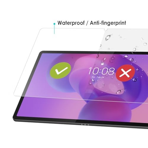 2 Pack Screen Protector Compatible with Lenovo Idea Tab Plus 12.1", Case
