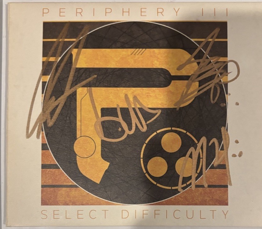 PERIPHERY SIGNED AUTOGRAPH x4 III SELECT DIFFICULTY FRAMED CD JSA COA SPENCER +3
