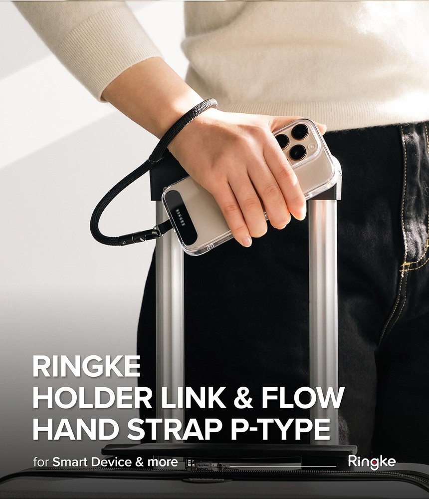 For Universal Phone Strap | Ringke [Holder Link Flow] Durable Strap with Holder