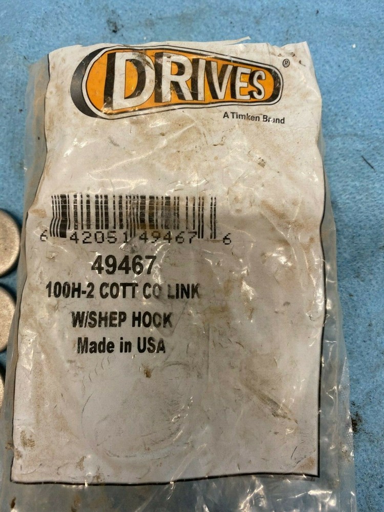 TIMKEN DRIVES 49467 100H-2 COTTERED CONNNECTING LINK WITH SHEP HOOK