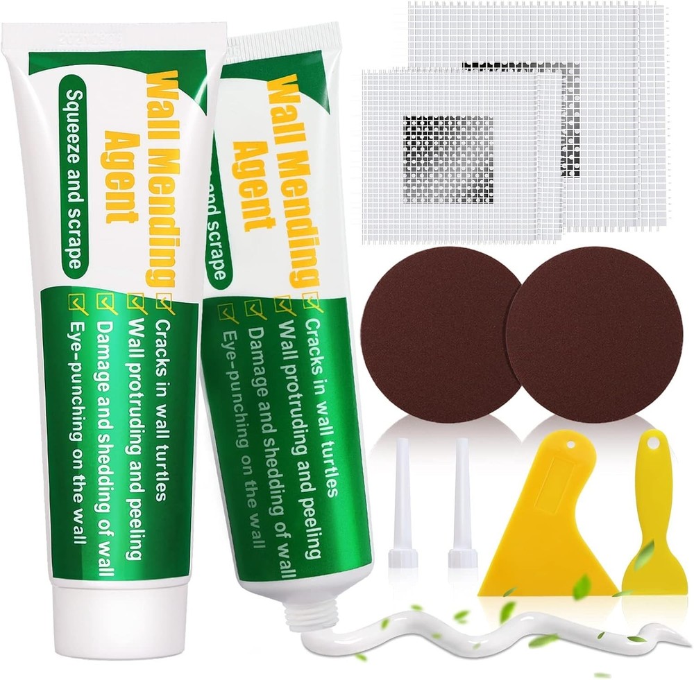 Drywall Repair Kit 2-Pack: Quick, Safe & Waterproof Wall Mending Solution
