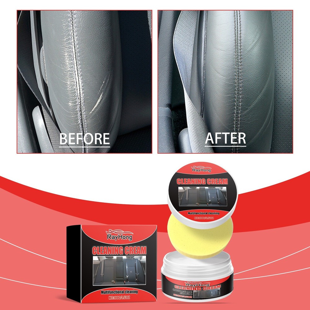 Car interior leather renovation paste