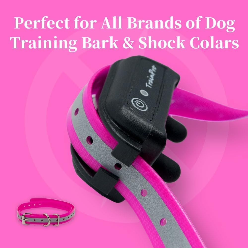 Durable 27.5” Adjustable Dog Training Collar Strap - Waterproof & Reflective