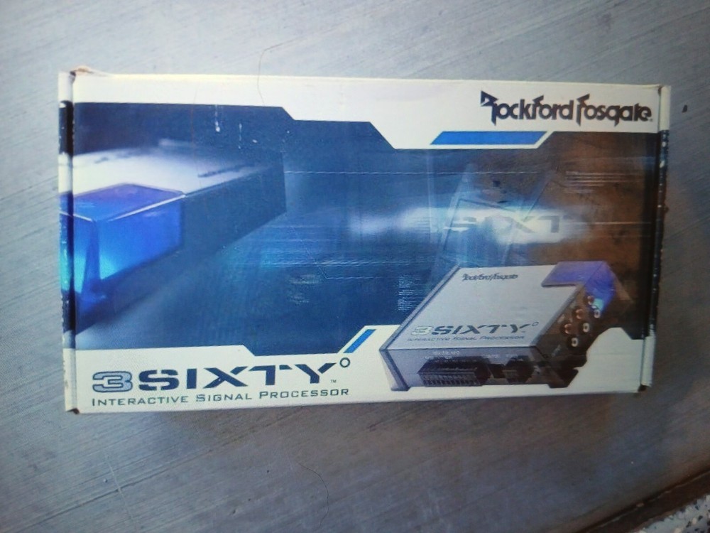 New Rockford Fosgate 3sixty.2 Interactive Signal Processor 360
