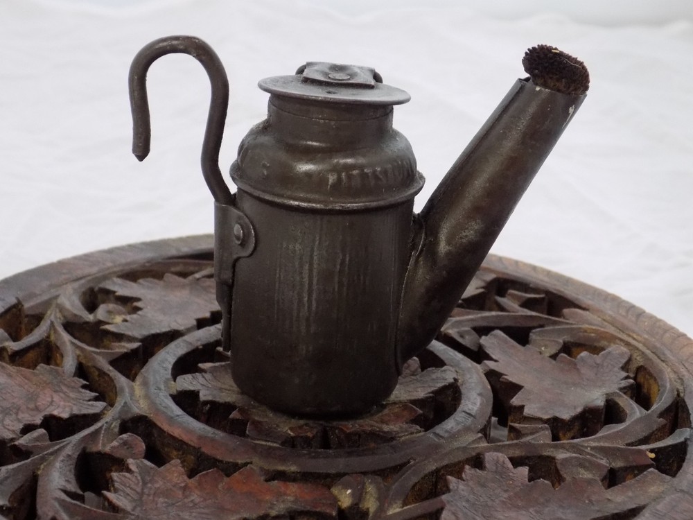 vintage dunlap"s mining lamp