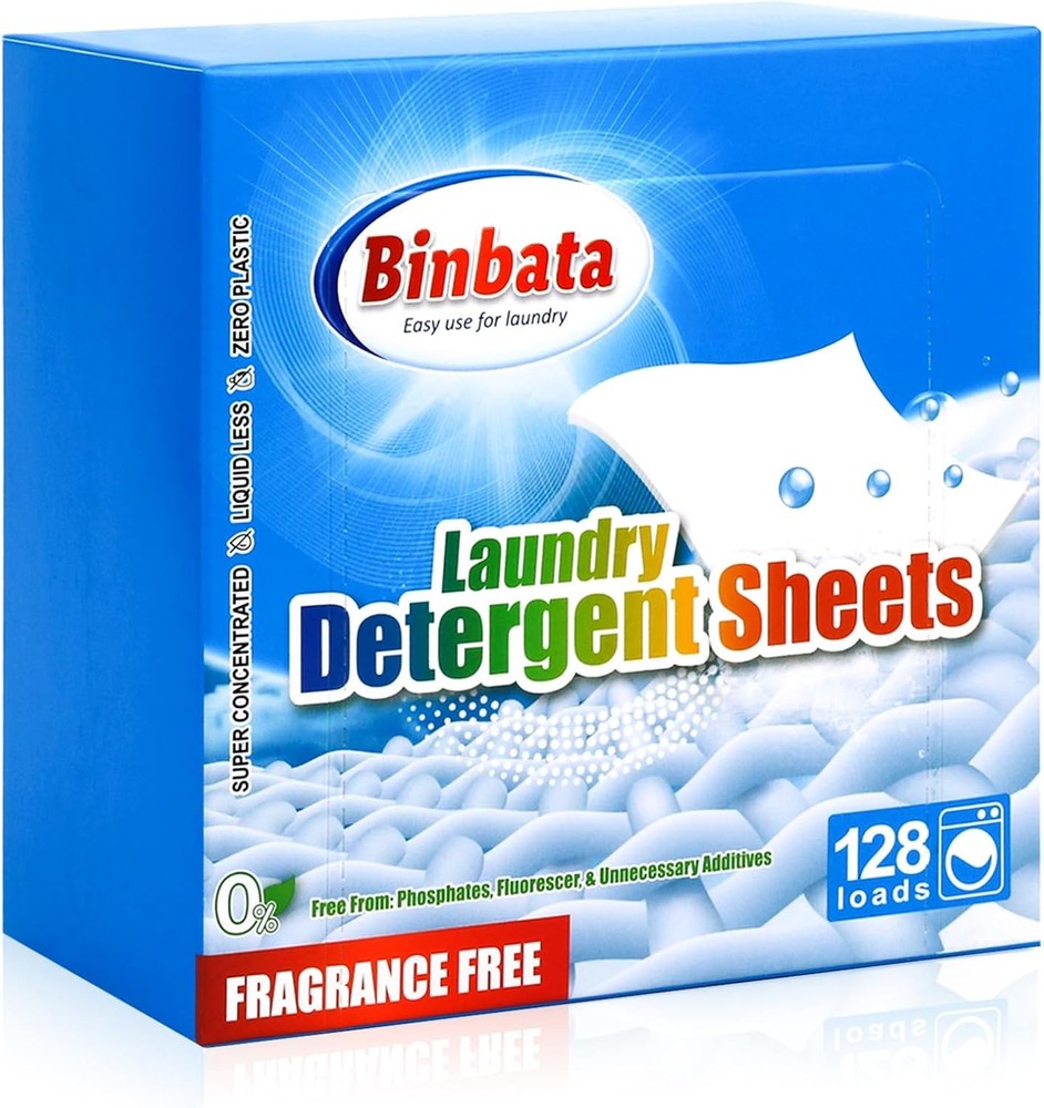 Bita Laundry Deternt Sheets, Up To 128 Loads Hypoallernic