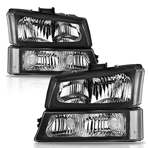 Headlight Assembly Replacement for 2003-2006 Chevy Silverado 1500 1500HD