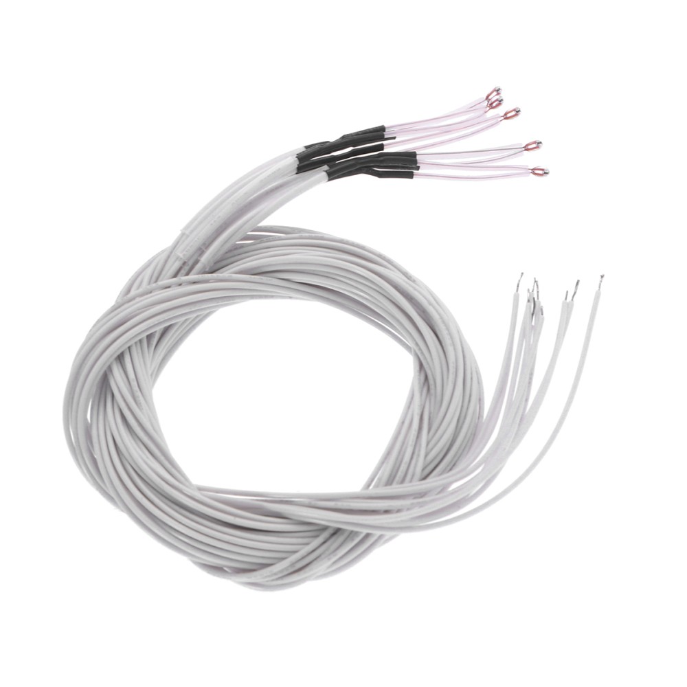 5 Pcs Probe Thermometer Digital Temperature Sensor for Printer Ntc Thermistor