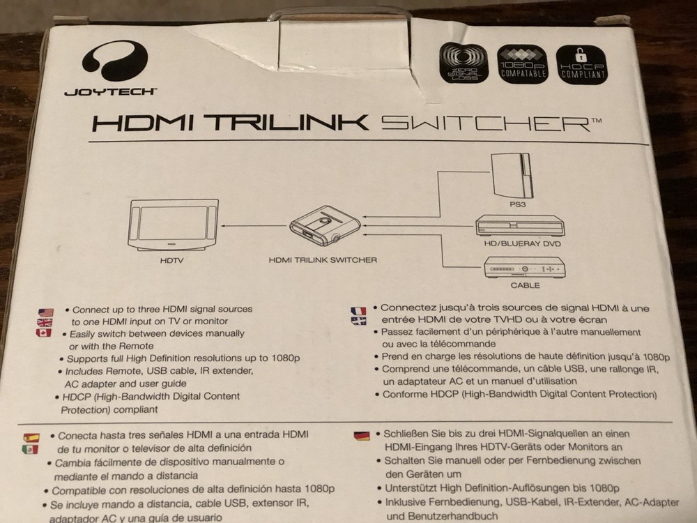 Joytech HDMI Trilink Switcher