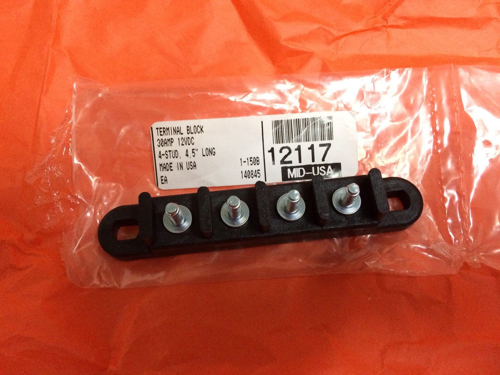 CUSTOM TERMINAL BLOCK 30AMP 12VDC FOR HARLEY