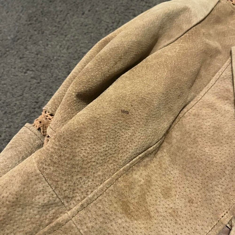 Y2K Suede Crochet Boho Jacket