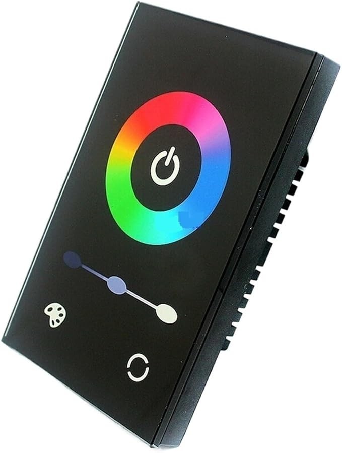 LED Light Strip RGB Colorful Glass Touch Panel 12-24V/8A Light Strip