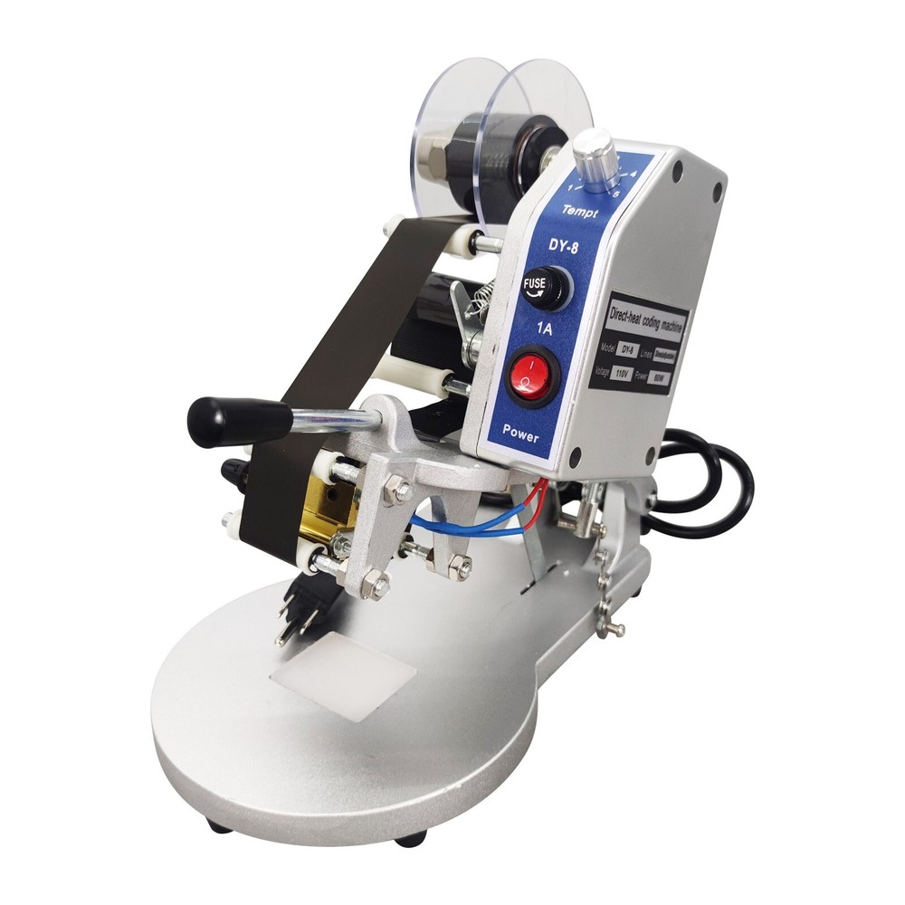 110V 40W Hand Press Ribbon Coding Machine for Packaging Material Coding