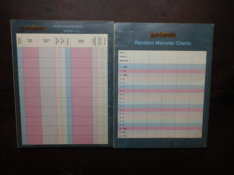 DUNGEON & DRAGONS FORGOTTEN REALMS CYCLOPDEDIA, DM'S SOURCEBOOK & MAPS