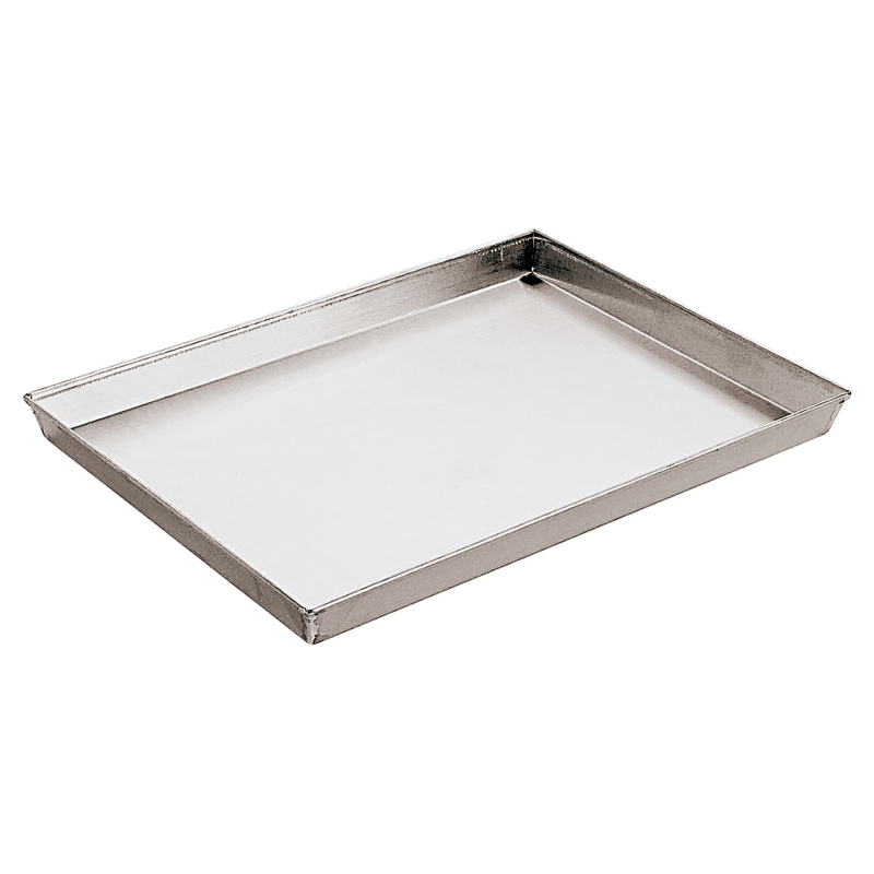 Paderno Rectangular Baking Pan Aluminum Steel H. 3 Cm 6 Sizes